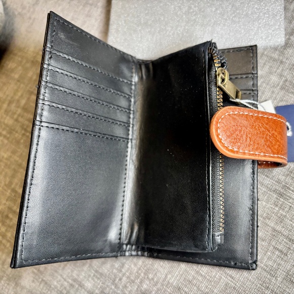 Stone Mountain Women’s Wallet Brand New Brown Black - Picture 5 of 9